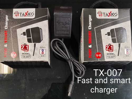 Tx-007 यूएसबी चार्जर (2.1 एम्प फास्ट चार्जर)