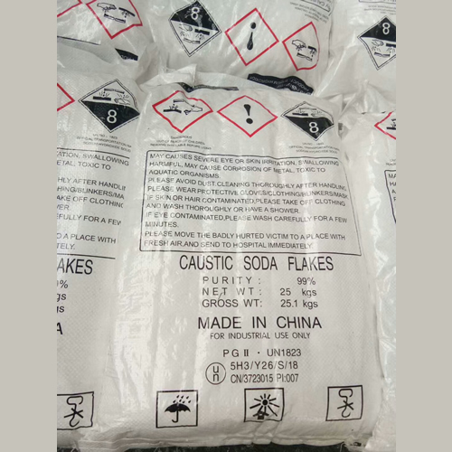 Caustic Soda Flakes 99.0% - Industrial Grade Flake Form | Versatile Application In Chemicals, Paper, Textiles, And Food Industries