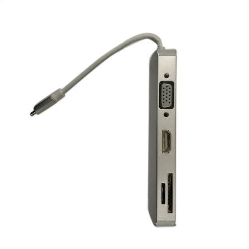 Type C Vga Hdmi Lan Adapter
