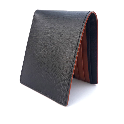 Mens Black Wallet Design: Plain