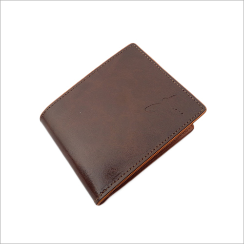 Mens Bifold Leather Wallet Design: Plain