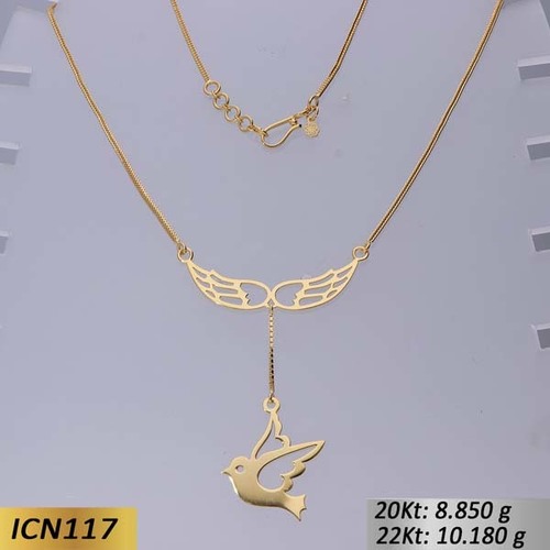 Bird Shaped Gold Chain Grade: 18 Kt