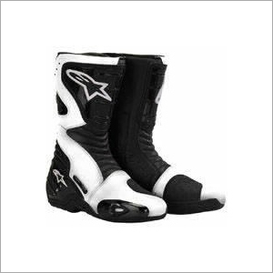 Black-white Alpinestars Black White Riding Boots