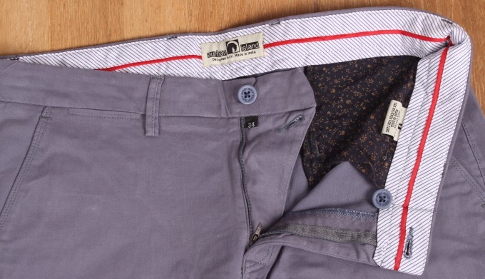 Aurban Island Cotton Lycra Pant - Sizes 30-38, Beige Color | Slim Fit, Zipper Fly, Four Pockets