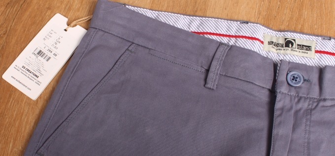 Aurban Island Cotton Lycra Pant - Sizes 30-38, Beige Color | Slim Fit, Zipper Fly, Four Pockets