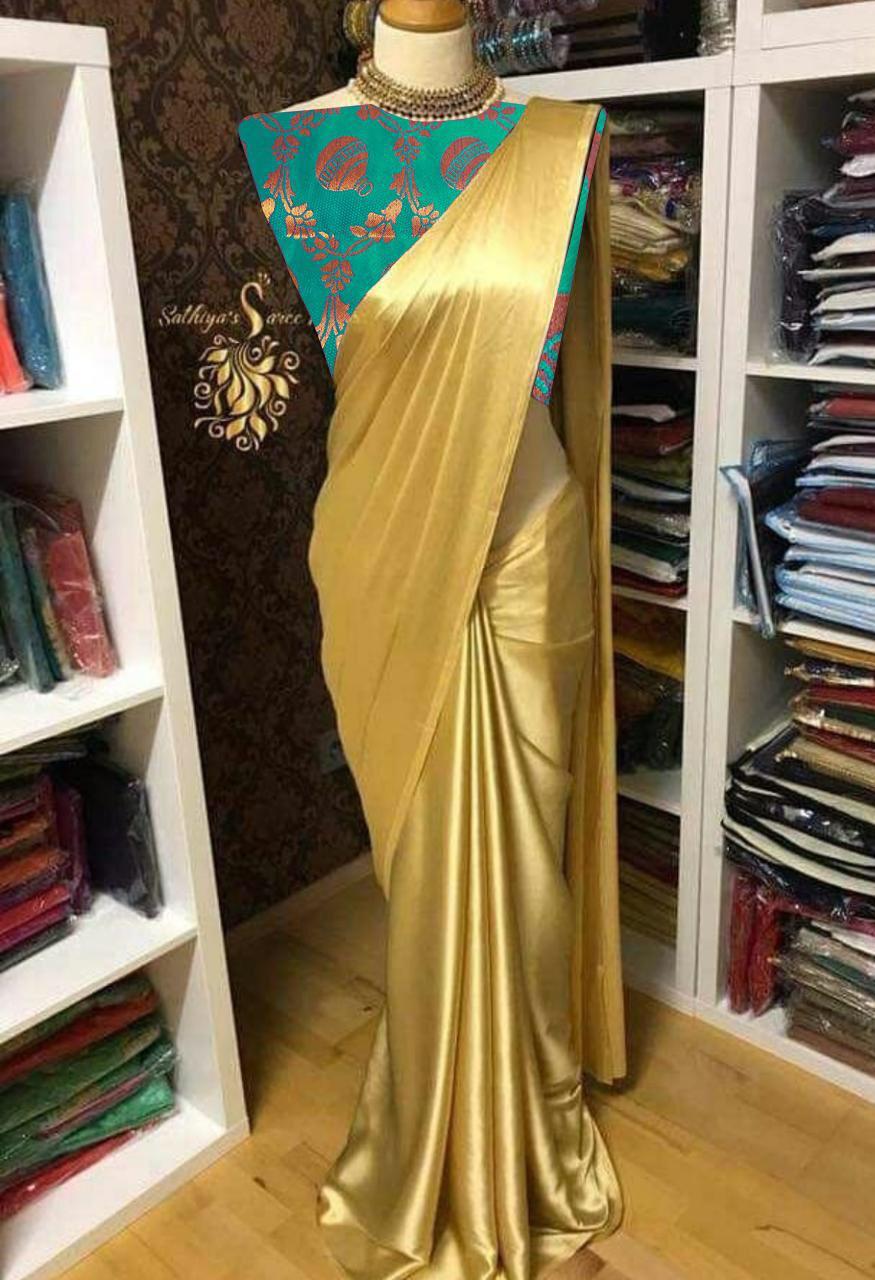 Designer Kalamkari Silk Saree - 5.5 Mtr Length With 0.8 Mtr Blouse | Art Silk Fabric, Plain Pattern, Year-round Wear