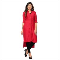 Multi Color Fabric UpDown Pattern Cotton Kurti at Best Price in Alwar  As  Creation
