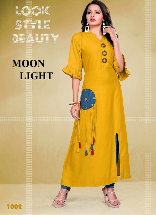 6 Colors Available Fancy Party Wear Kurti