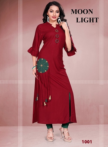 6 Colors Available Fancy Party Wear Kurti