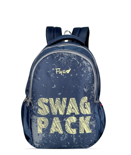 Flyit Blue Backpack Design: Pattern