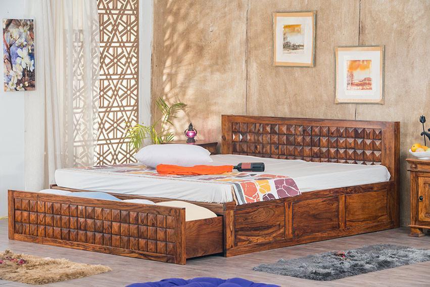 Solid Wood Bed Bowley Diamond Carpenter Assembly