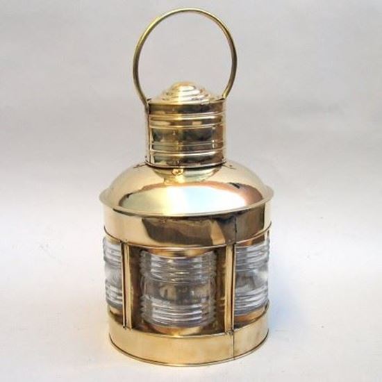 Solid Brass Trawler Oil Lamp