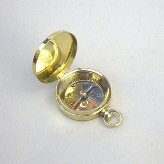 Hiking Navigation Pocket Flat Compass With Lid