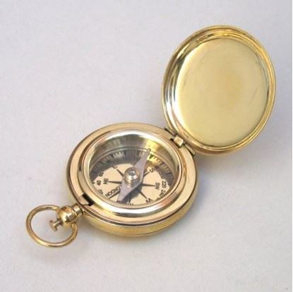 Hiking Navigation Pocket Flat Compass With Lid