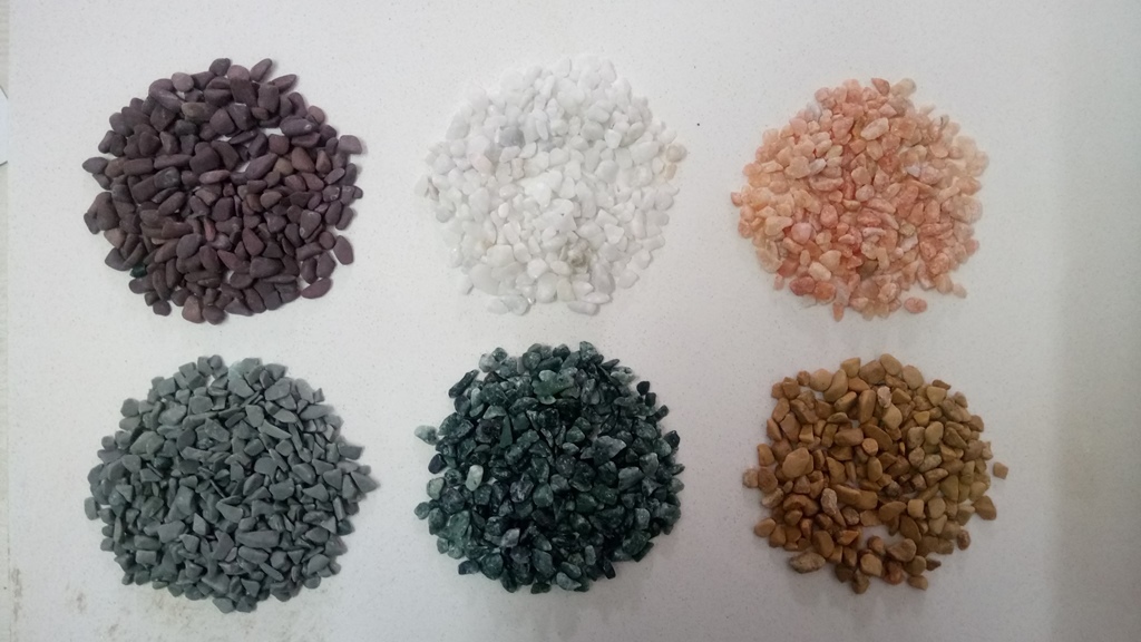 Round Smooth Round Brown And Grey Marble Pebbles Stone And Natural Tumble Pebbles - Artificial Stone Type: Solid Surface