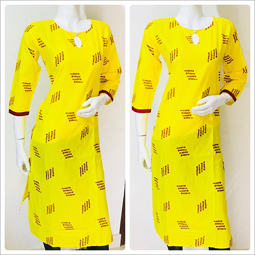 Available In Diferent Color Ladies Printed Kurti