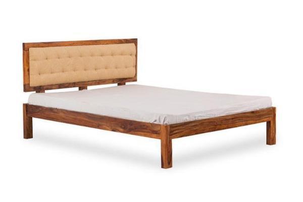 Solid Wooden Bed Glorian - 206x190x100 Cm, King Size Triple Storage Solution | Classic Rosewood, American & Indian Style Indoor Furniture