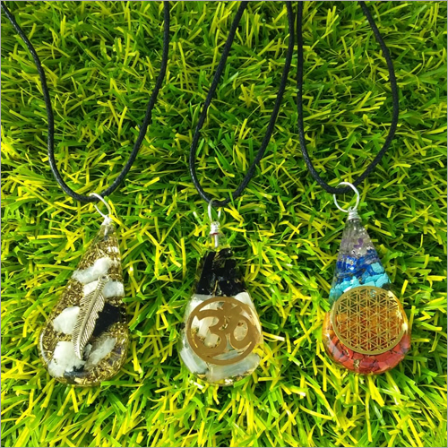 Orgone 7 Chakra Tear Drop Pendant - High-Quality Solid Shape, Polished Finish | Available in Multiple Sizes for Women