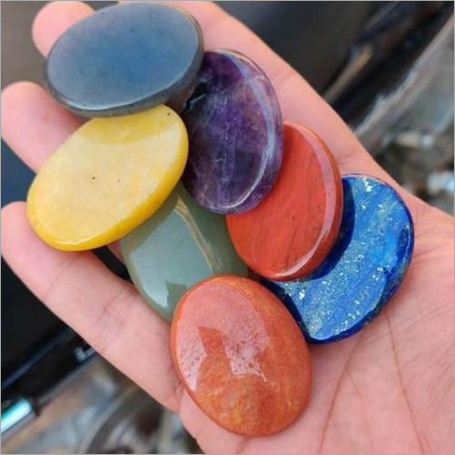 7 Chakra Oval Set Size: Different Size Available