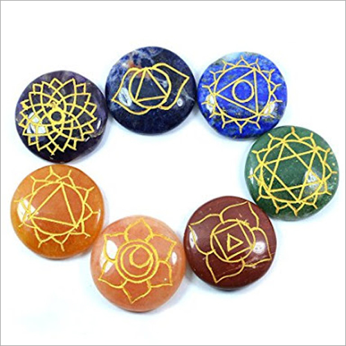 Agate 7 Chakra Reiki Set Size: Different Size Available