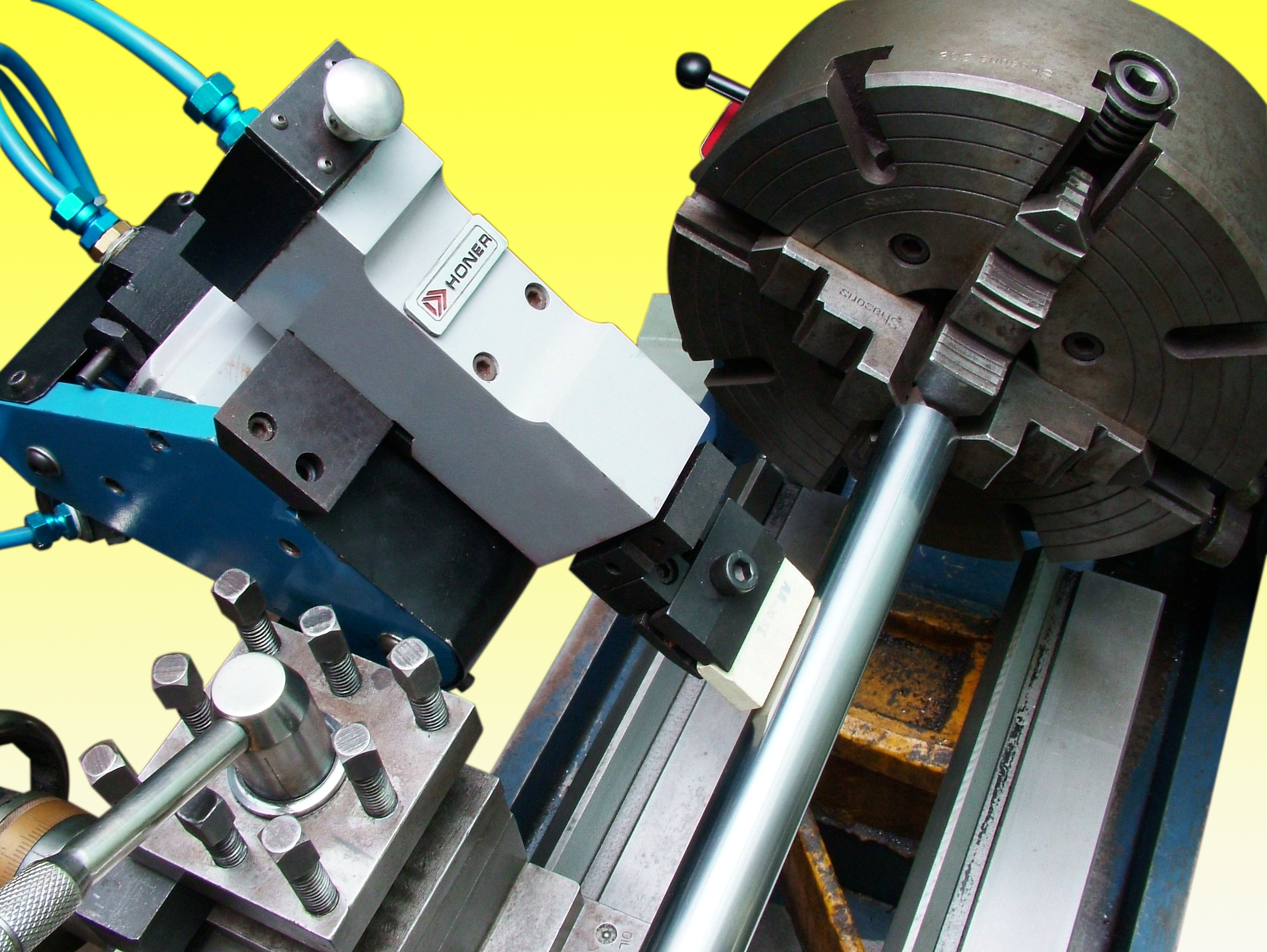 Single Head Super Finishing Machine - Color: Blue