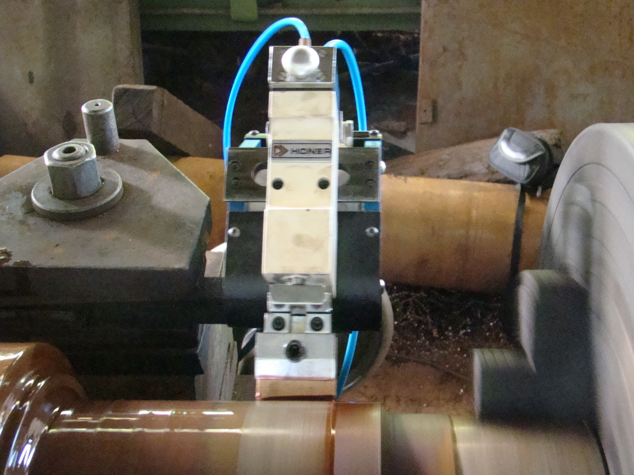 Single Head Super Finishing Machine - Color: Blue