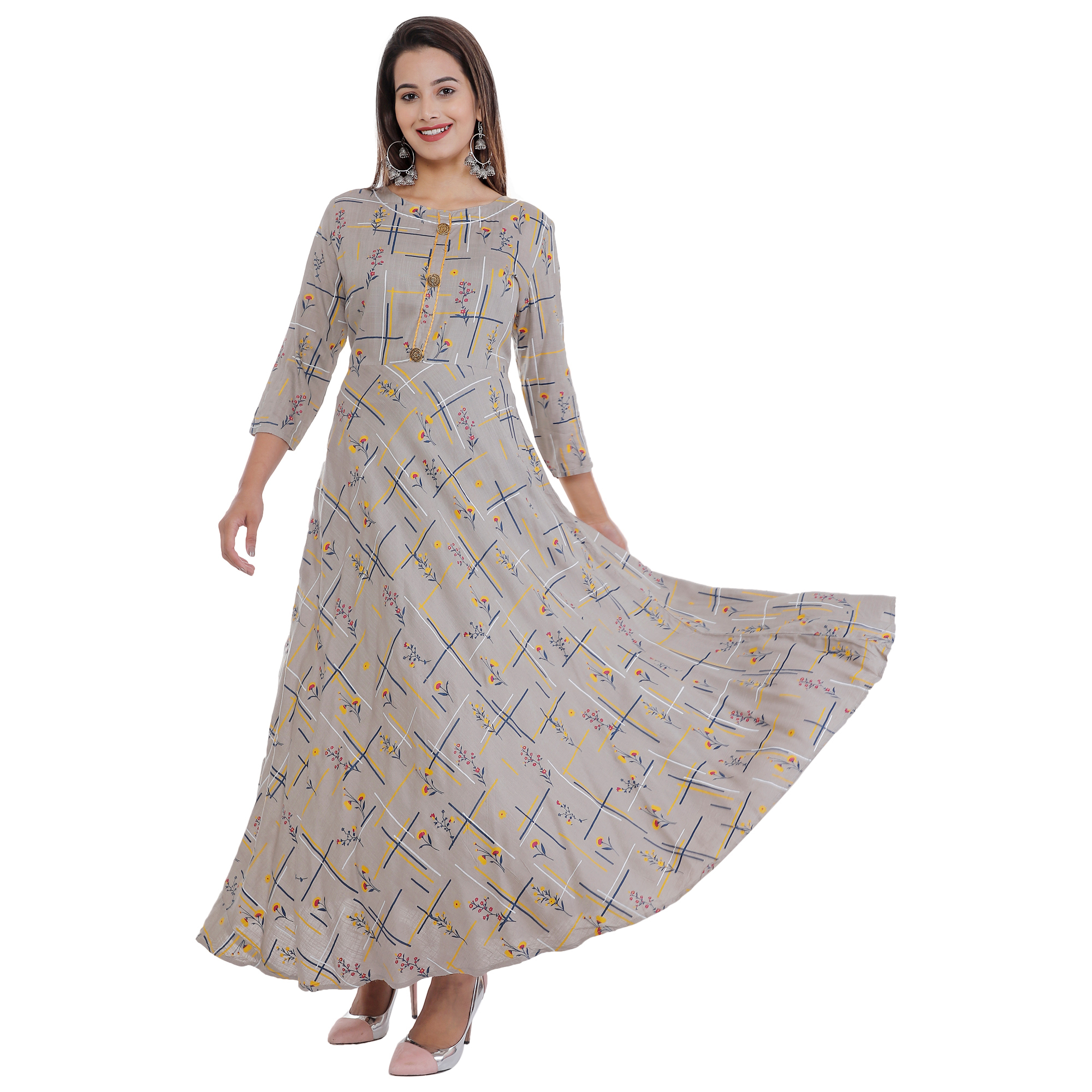 Anarkali Rayon Kurtis