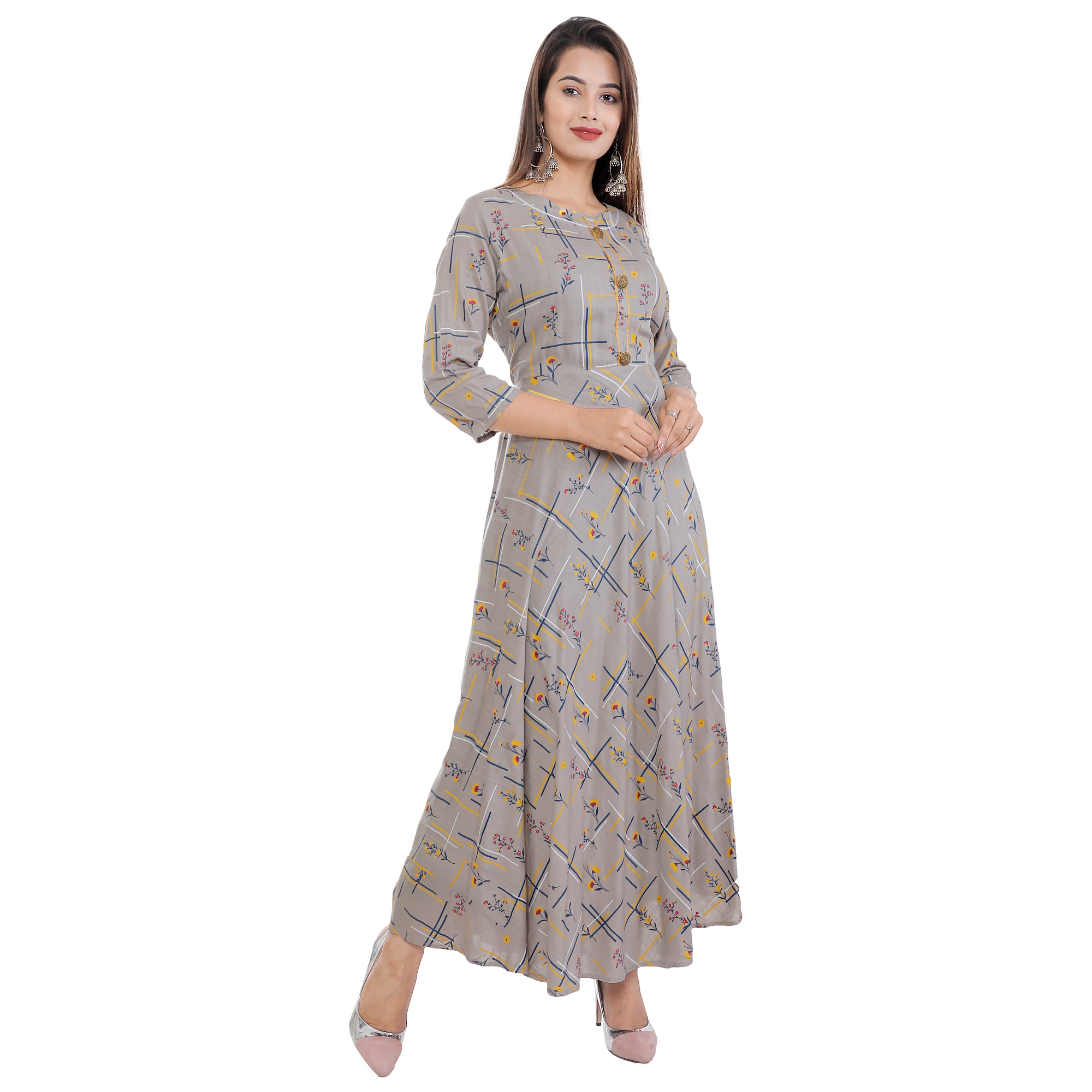 Anarkali Rayon Kurtis