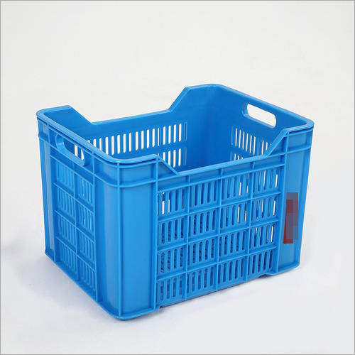 Fruits Plastic Crate - Color: Blue