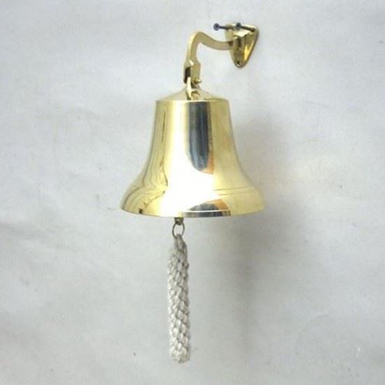 Brass Ship Bell With Chain