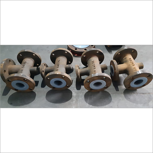 Ms Pfa-Fep Lined Equal Tee Thickness: Customize Millimeter (Mm)