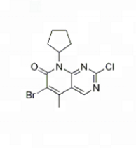 Palbociclib Intermediate 6-bromo-2-chloro-8-cyclopentyl-5-methylpyrido[2,3-d]pyrimidin-7(8h)-one Cas 1016636-76-2 Chemical Name: 6-bromo-2-chloro-8-cyclopentyl-5-methylpyrido[2
