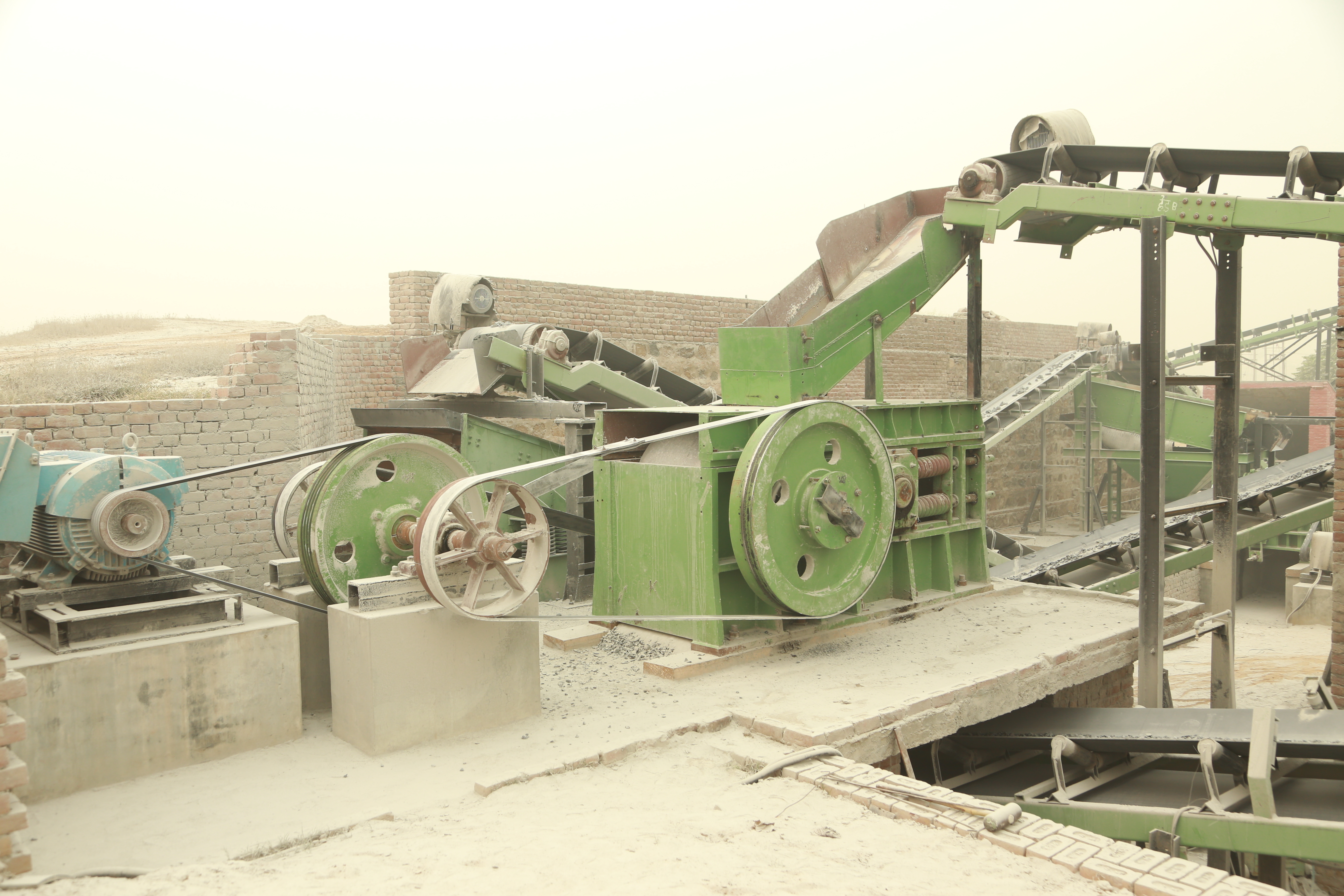 Green Roll Crusher