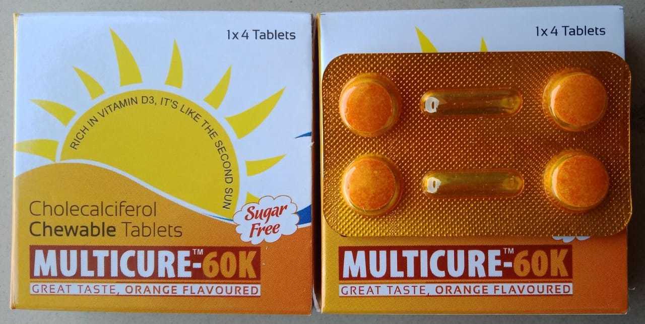 Cholecalciferol( Vit-d3 ) 60.000 I.u Mouth Dissolving Tablet Health Supplements