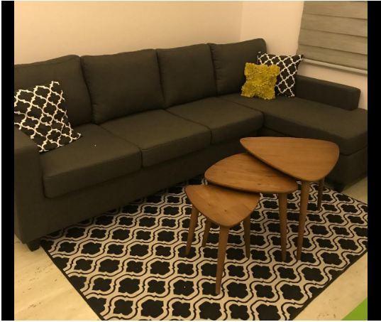 Raw Natural/ Stain Color/ Various Color Wooden Trio Nesting Table