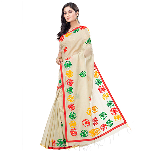 Available In Different Colors Ladies Fancy Cotton Saree