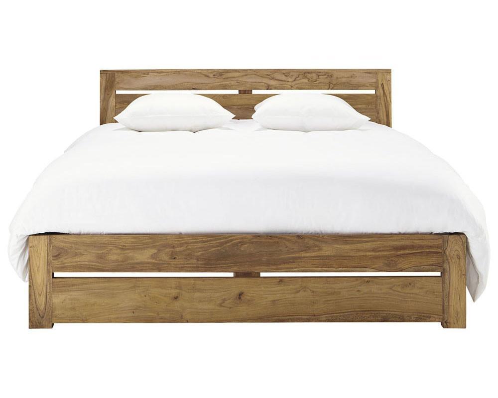 King Size Solid Wood Bed - 208x189x90 Cm | Classic Design With Double Trolley For Maximum Utilization By Avi Art And Crafts