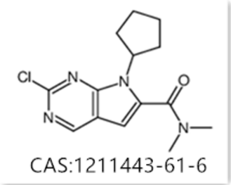 7h-pyrrolo[2,3-d]pyrimidine-6-carboxamide, 2-chloro-7-cyclopentyl-n,n-dimethyl Ribociclib Intermediate Cas :1211443-61-6 Cas No: 1211443-61-6