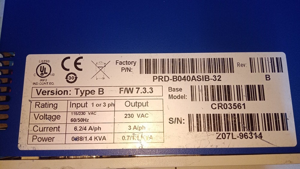 Kollmorgen Servo Drive Cr03561 B