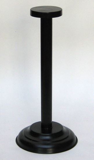 Plain Wooden Helmet Stand - Solid Wood, Medium Size, Light Brown | Elegant Round Design For Indoor And Outdoor Display, Modern & Classical Style