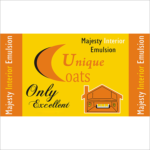 Majesty Interior Emulsion Paint Application: Commercial