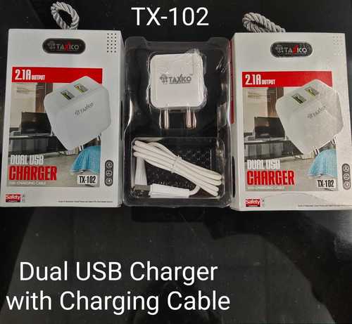 केबल के साथ Tx -102 2.1amp सिंगल यूएसबी