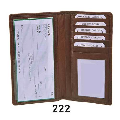 Genuine Leather Cheque Book Holder - Multi Color, Customized Size | Formal Style, Logo Embossing Available, Individual Gift Packaging