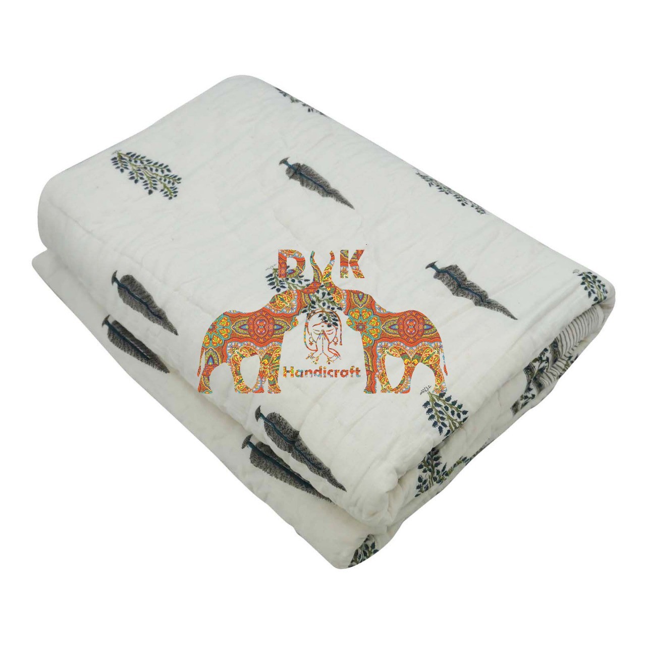100% Cotton Block Printed Jaipuri Razai