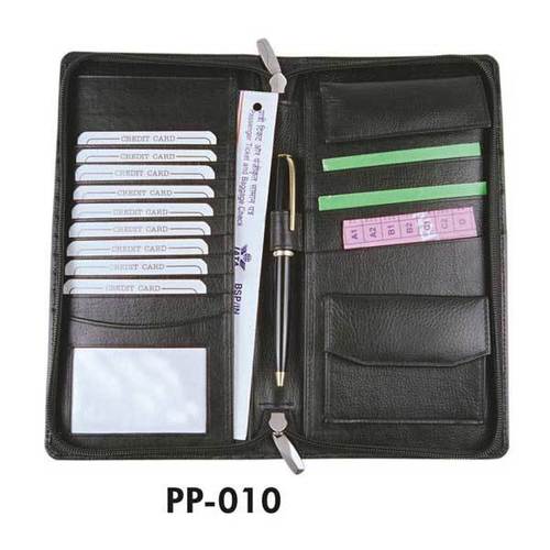 Genuine Leather Cheque Book Holder - Multi-Color, Customized Size | Formal Style, Personalized Logo Embossing, Premium Quality Craftsmanship