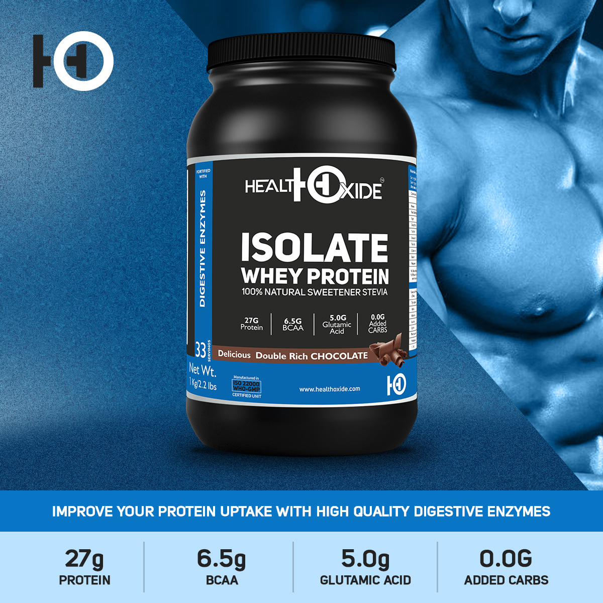100% Iso-whey Zero Carbs Protein Powder Efficacy: Promote Healthy & Growth
