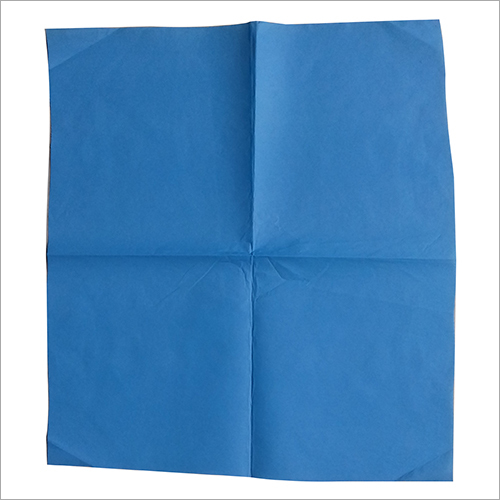 Trollysheet - Non-Woven Fabric 12x12 Inches Blue, 50 GSM | Durable, Absorbent, Disposable, Soft, Lightweight, Hygienic, Convenient, Cost-Effective