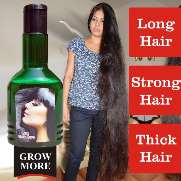 Grow More Hair Oil - 100 Gm Natural Herbal Formula | Restores Natural Growth, Nourishes Hair, Prevents Hair Loss, Eliminates Scalp Fungus