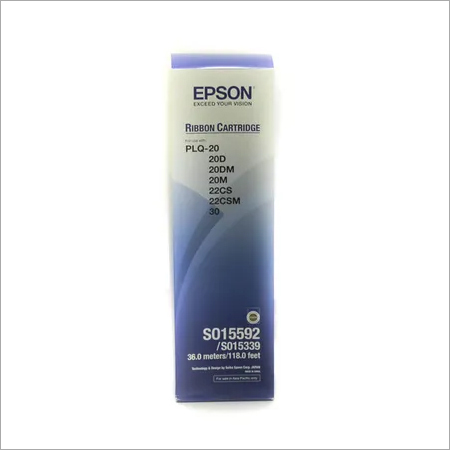 Black Epson Plq 20 Ribbon Cartridge