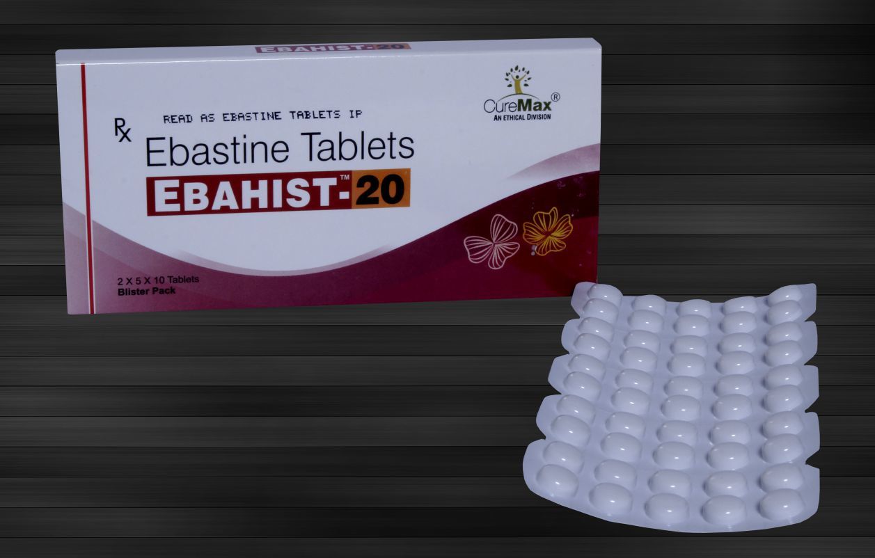 Ebastine Tablets - 10 Mg & 20 Mg, Allergy Relief For Seasonal And Perennial Rhinitis, Suitable For Adults And Teenagers